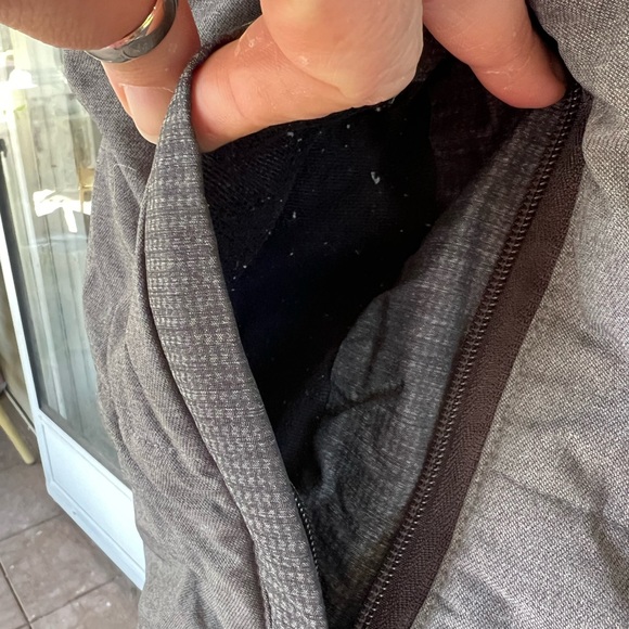 Columbia Men's Puffer Jacket Two Tone Gray Sz Large Full Zip Snap Front Pockets - Picture 16 of 16